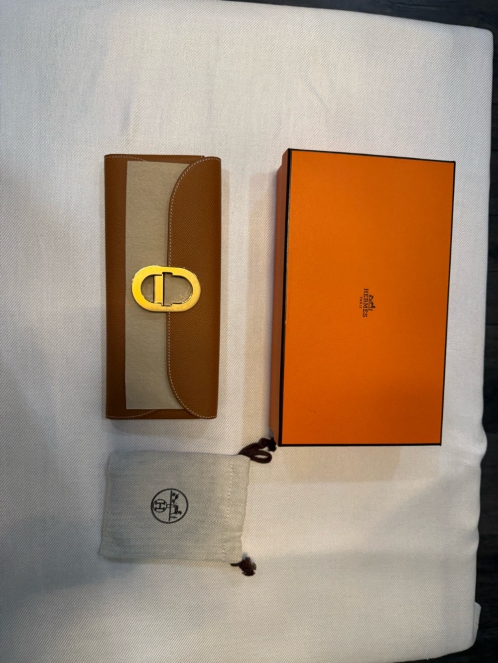 HERMES WALLET BAG MAILLON CHAINE D'ANCRE TO GO EPSOM CALFSKIN